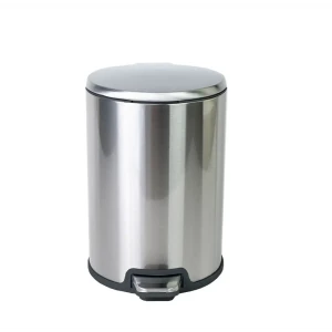 Контейнер для мусора Primanova Gigo M-E49-30-06 12 л металл цвет хром/черный