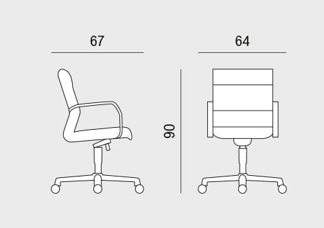 Кожаное кресло с подлокотниками Viganò Икар ARCH-00103170 - Вид №2