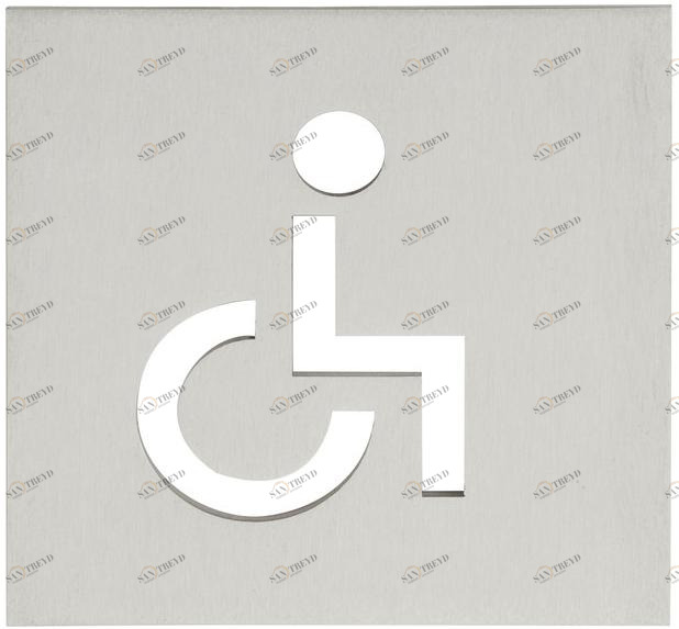 Formani Знак из нержавеющей стали Square Lsqp100k