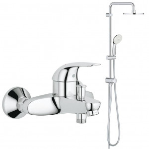 Душевая система для ванны GROHE New Tempesta 200 со смесителем (NB0046)