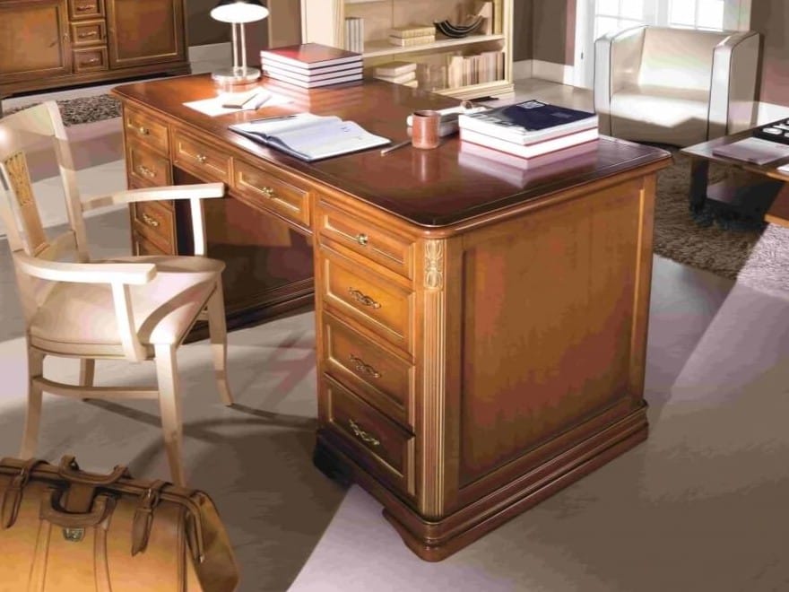 Твердый деревянный исполнительный стол с ящиками GUERRA VANNI Grant ARCH-00063984 - Вид №1
