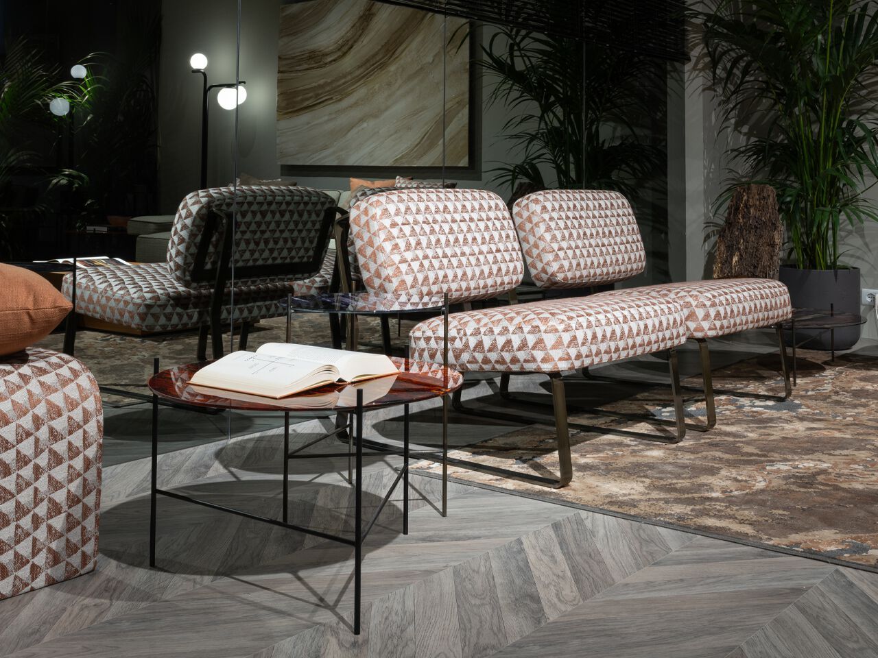 Кресло для салазок из ткани без подлокотников RIVATELIER PLAY ARCH-00119447 - Вид №4