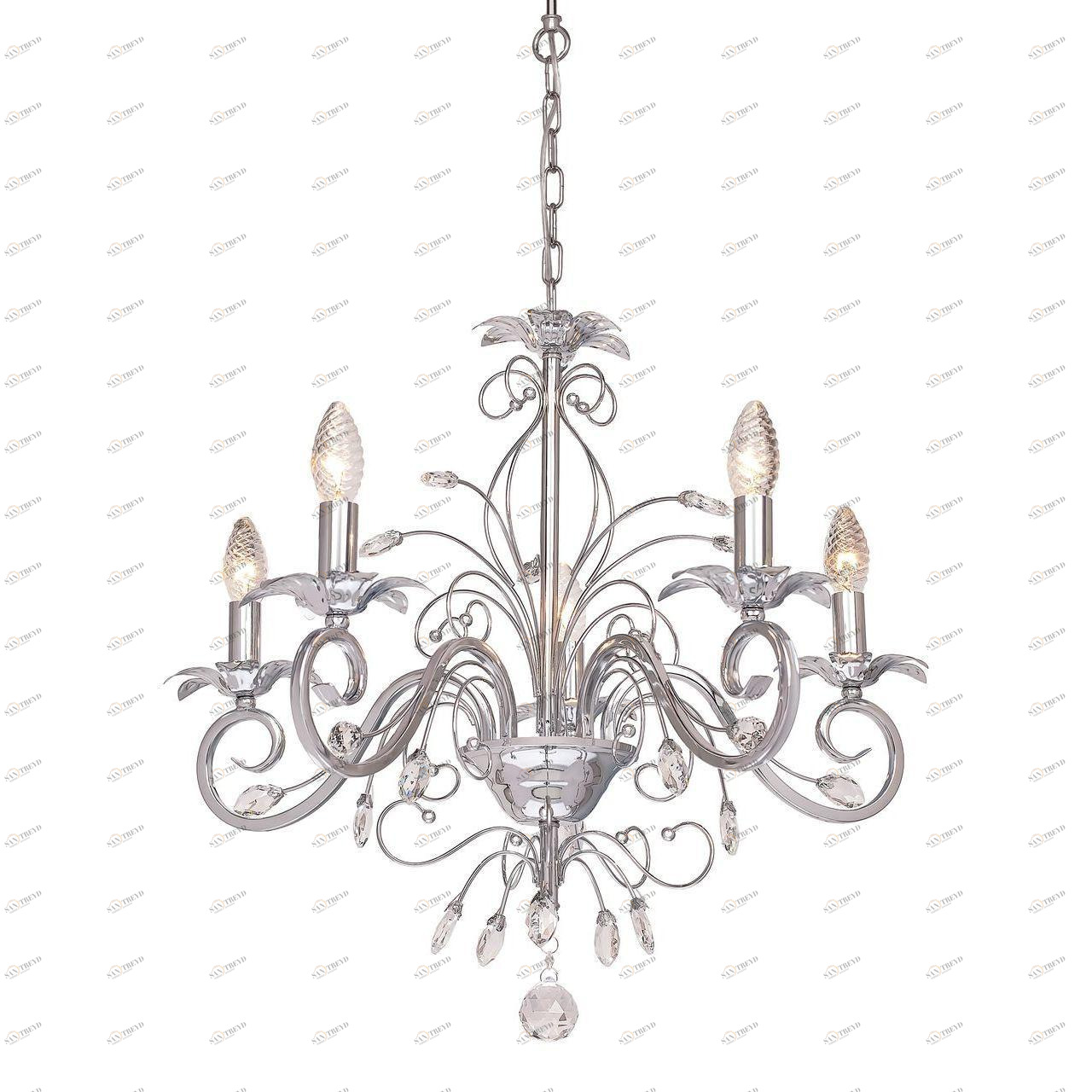 Подвесная люстра Silver Light Diana 725.54.5 SILVER LIGHT DIANA CHROME 185983 Хром 