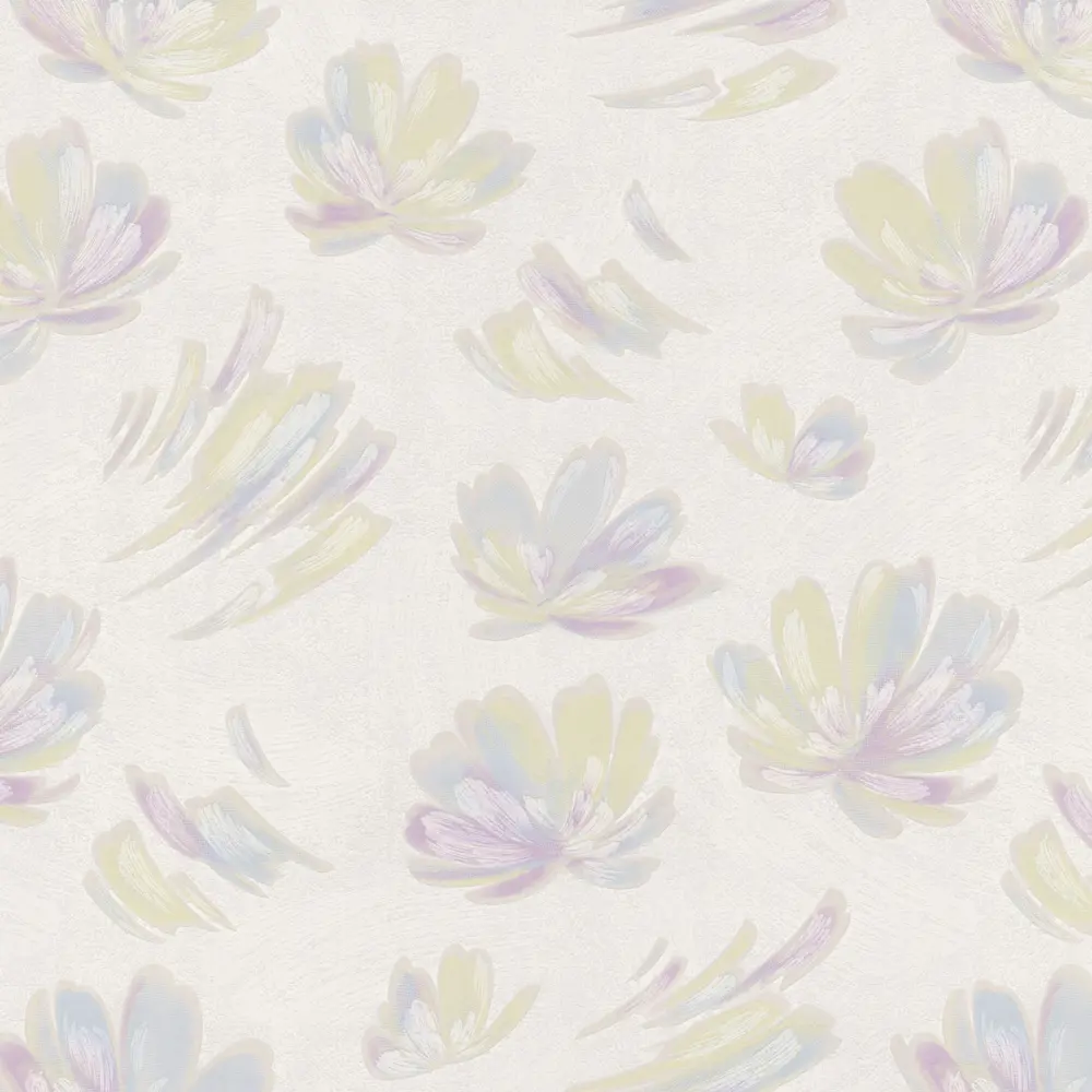 Обои флизелиновые Palitra Home Vanille сиреневые 1.06 м 370-37 STLM-2134455 - Вид №1