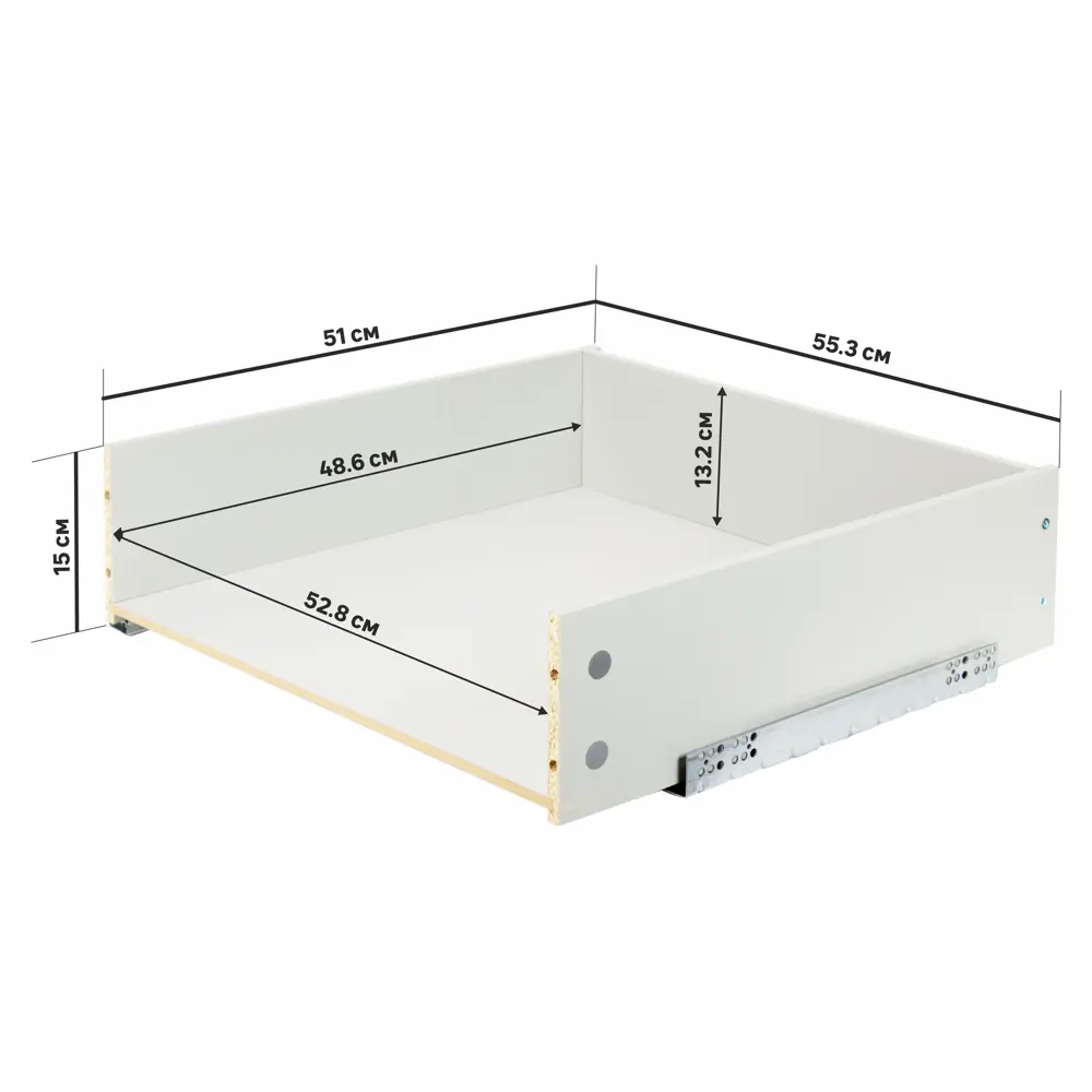 Ящик Delinia высокий 55.3х15х51см, ЛДСП STLM-2106563 - Вид №1