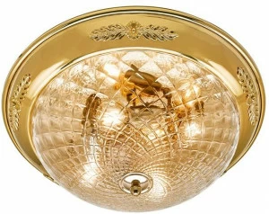 Possoni Illuminazione Потолочный светильник из чистого золота со стеклом Eloise 209/pl