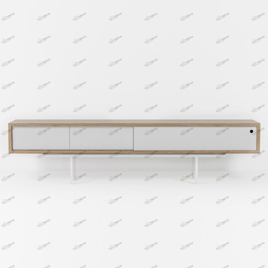 Тумба ТВ LONG, белая BraginDesign BR0241Б