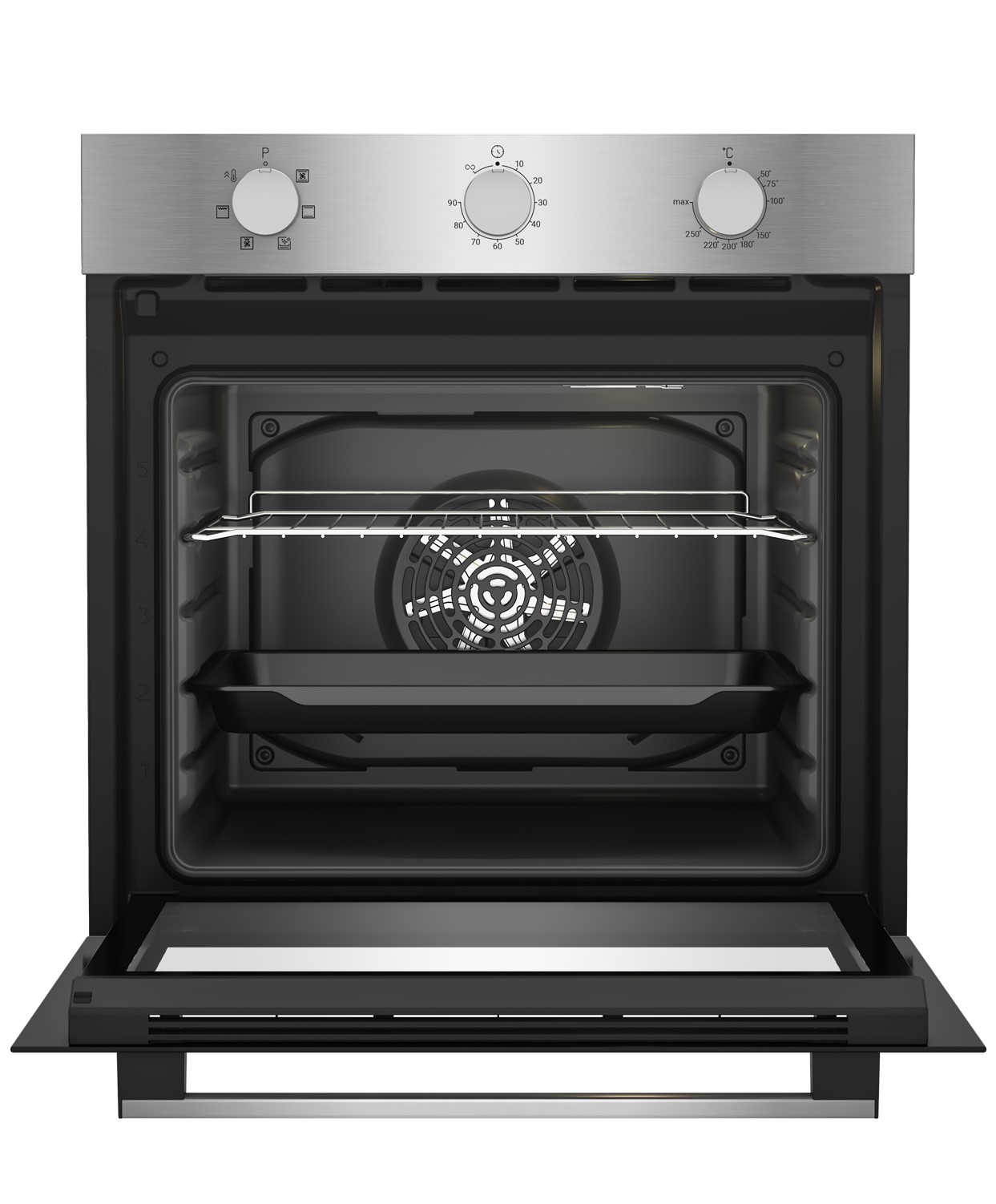 9106631 Электрический духовой шкаф Indesit IBFTE 3634 IX серебристый STDN-0127505 - Вид №1