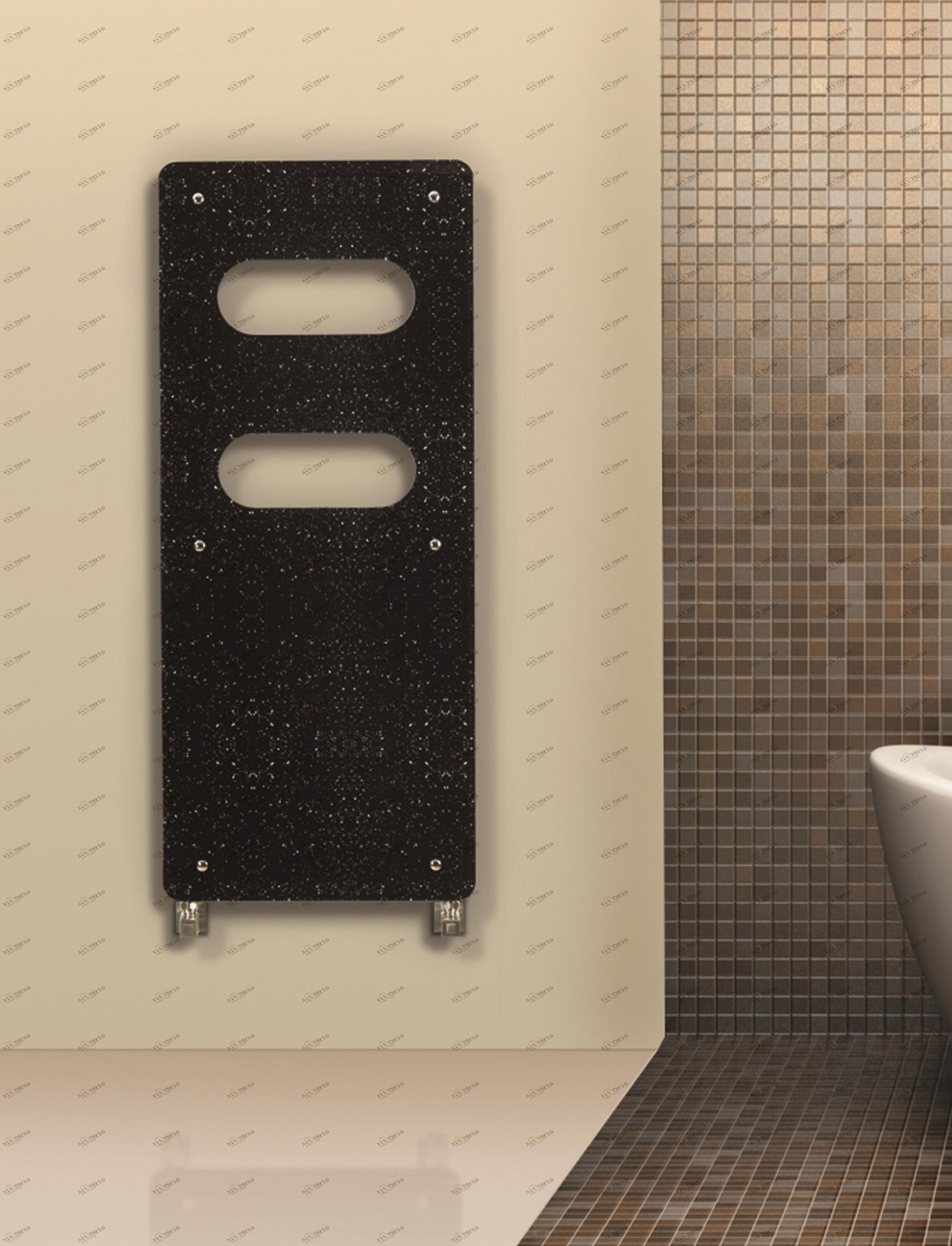 Полотенцесушитель Hammam BRAVO Glass  комбинированный; электрический или водяной Стекло 