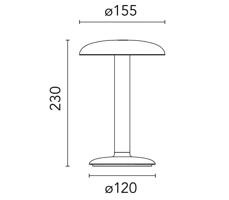 Светодиодная настольная лампа с батарейным питанием In Stock Flos ARCH-00089013 - Вид №2