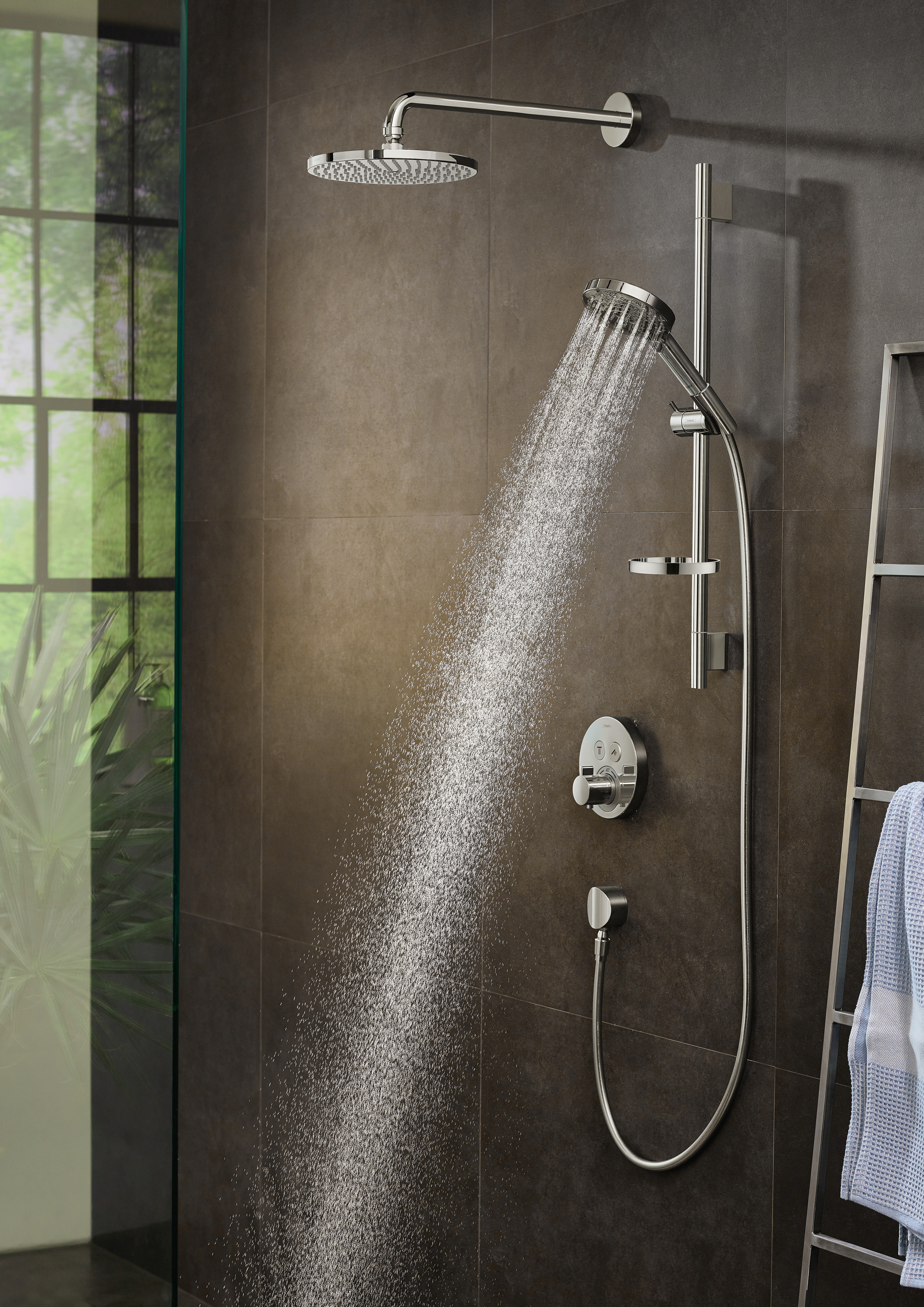 15743140 ShowerSelect S Термостат для скрытого монтажа, 2 функции Hansgrohe  - Вид №1