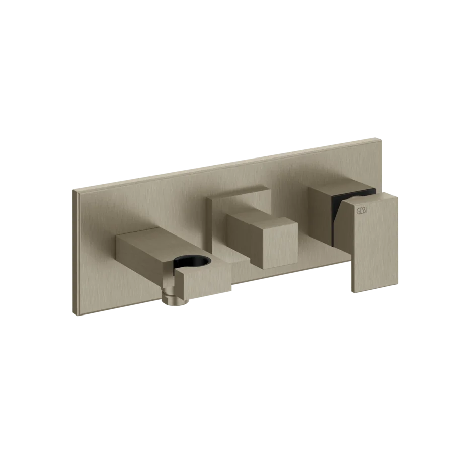 Смеситель для ванны-смеситель для душа 44910 149 Gessi Rettangolo МАТОВЫЙ НИКЕЛЬ FINOX 44910149