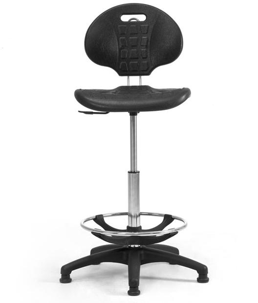 Leyform Регулируемый по высоте офисный стул из полиуретана со спинкой  0803pu  - Вид №1