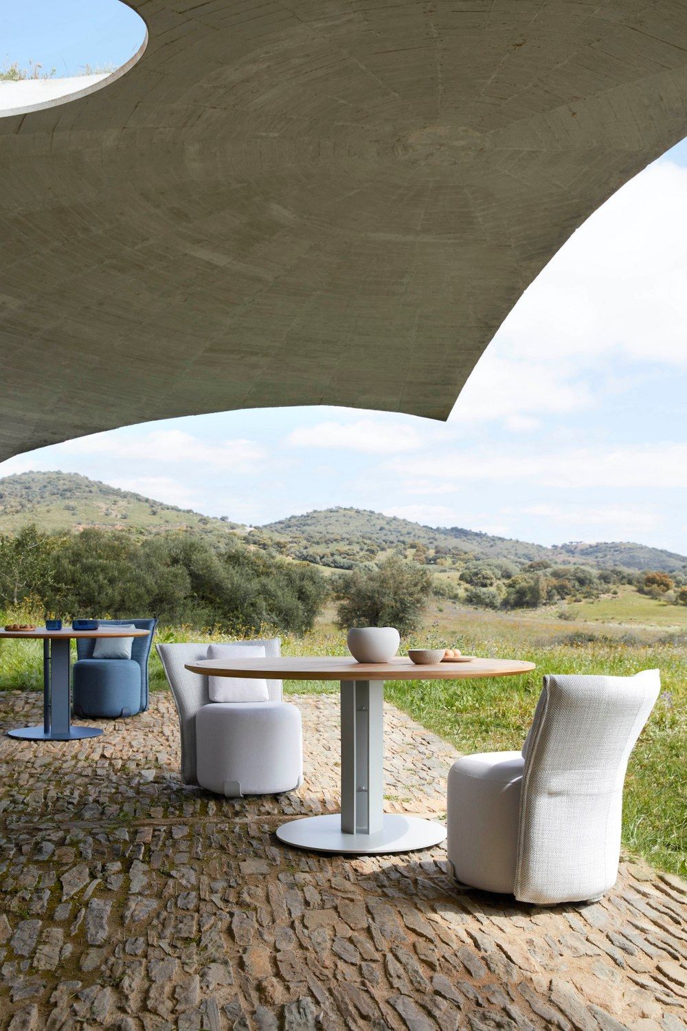 Круглый садовый стол GANDIABLASCO ARCH-00149474 - Вид №5