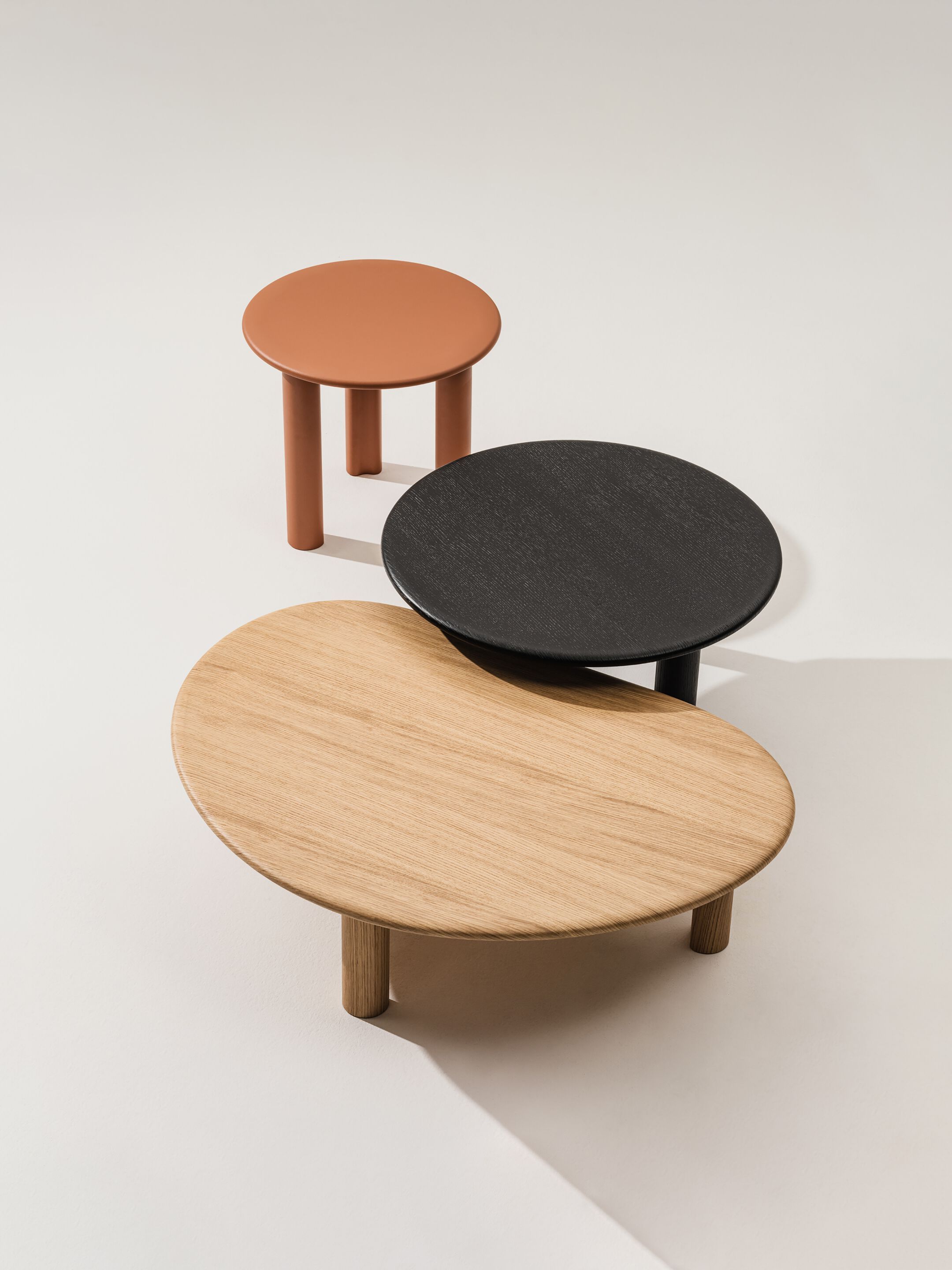 Низкий овальный журнальный столик из МДФ Arper Ghia ARCH-00037608 - Вид №6