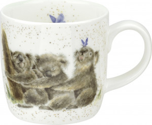 10623875 Royal Worcester Кружка Royal Worcester "Забавная фауна", "Коалы" 310мл Фарфор костяной