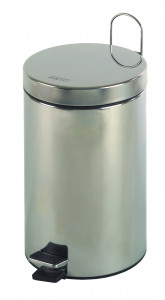 PP1321CS Круглая корзина с педалью объемом 20 литров. mediclinics