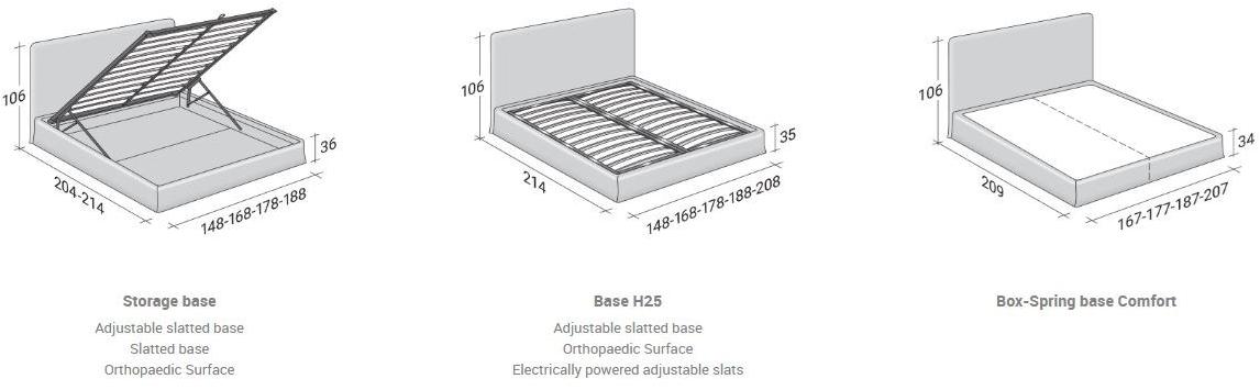 Flou Двуспальная кровать Notturno sun-id-1481466 - Вид №4