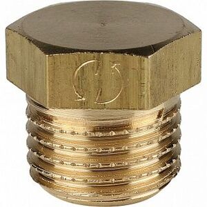 Заглушка НР 1/2" латунь STOUT
