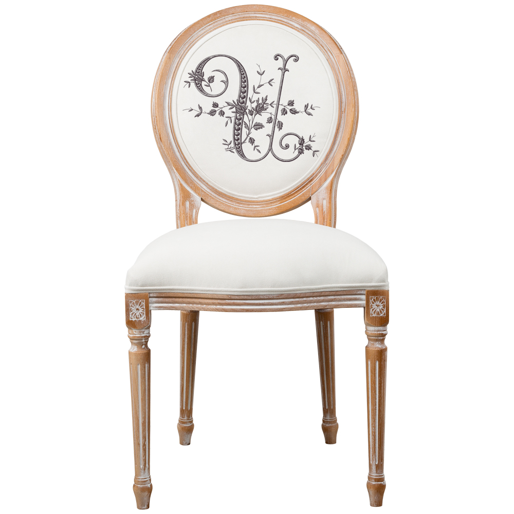 21080521 Стул «Монограмма буквы U» Object Desire Азбука мечты 