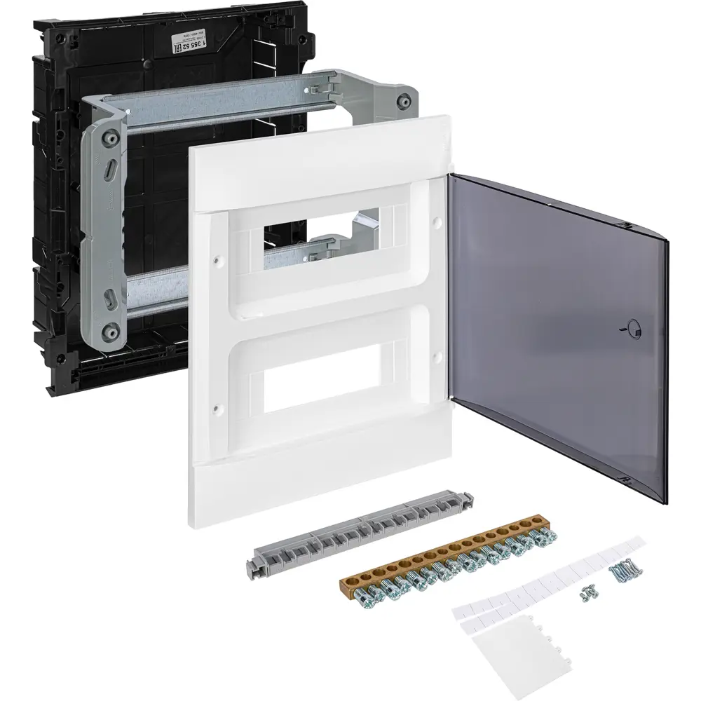 Щит распределительный встраиваемый Legrand Practibox S 24 модуля IP40 пластик цвет дымчатый STLM-2197524 - Вид №3