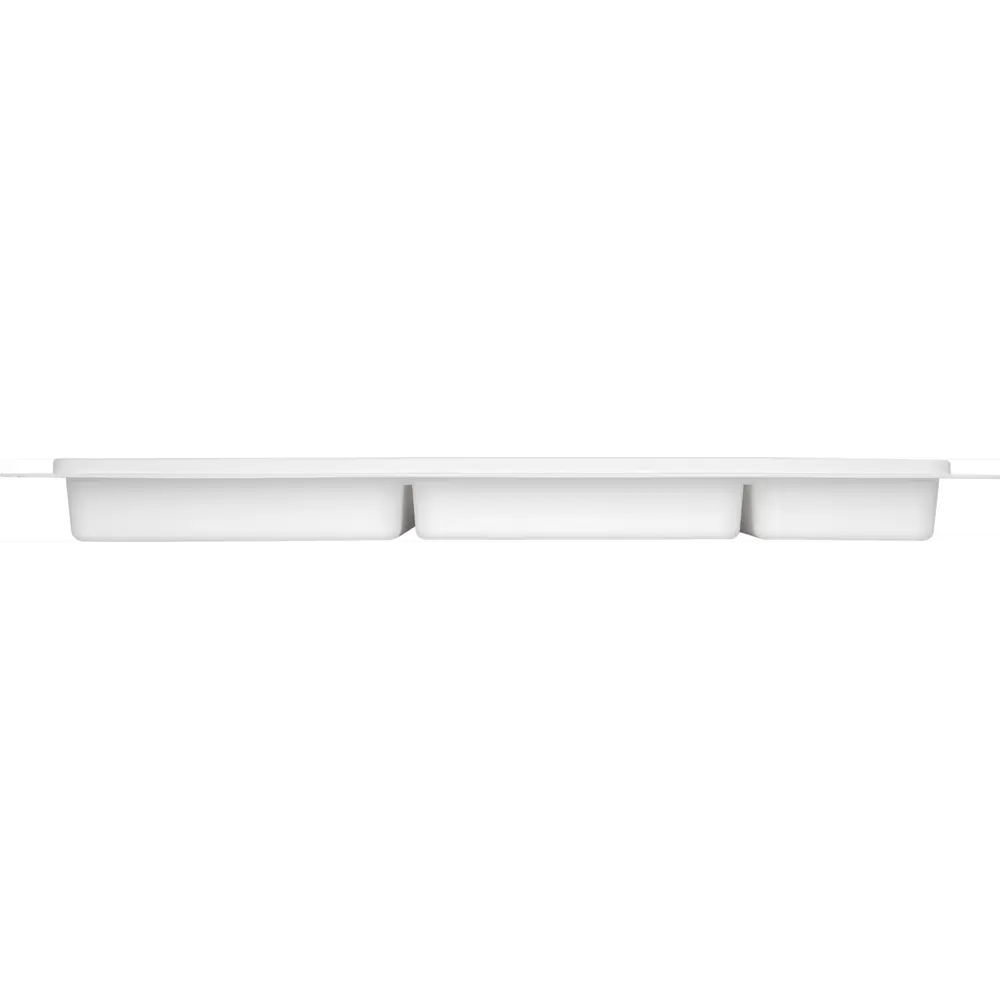 Лоток для столовых приборов KONSENSA 52.6x4.5x49 см пластик цвет белый STLM-2114591 - Вид №2