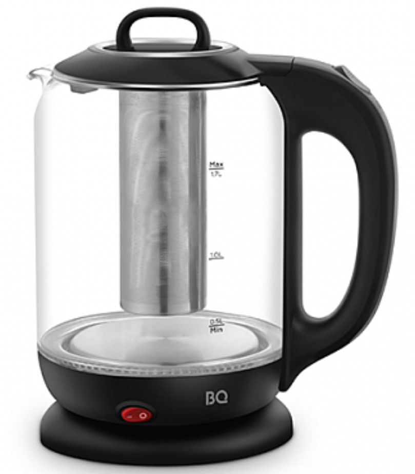 9072994 Электрочайник BQ KT1701G черный STDN-0075606