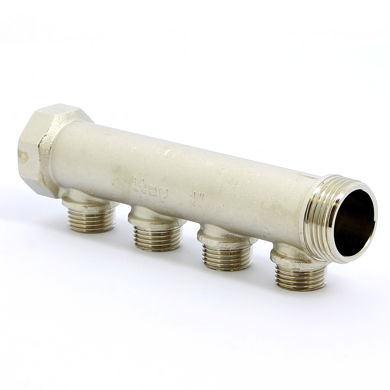 Коллектор НВ 1" никелированный ITAP 4 выхода 1/2"Н 38мм 45514 - Вид №2