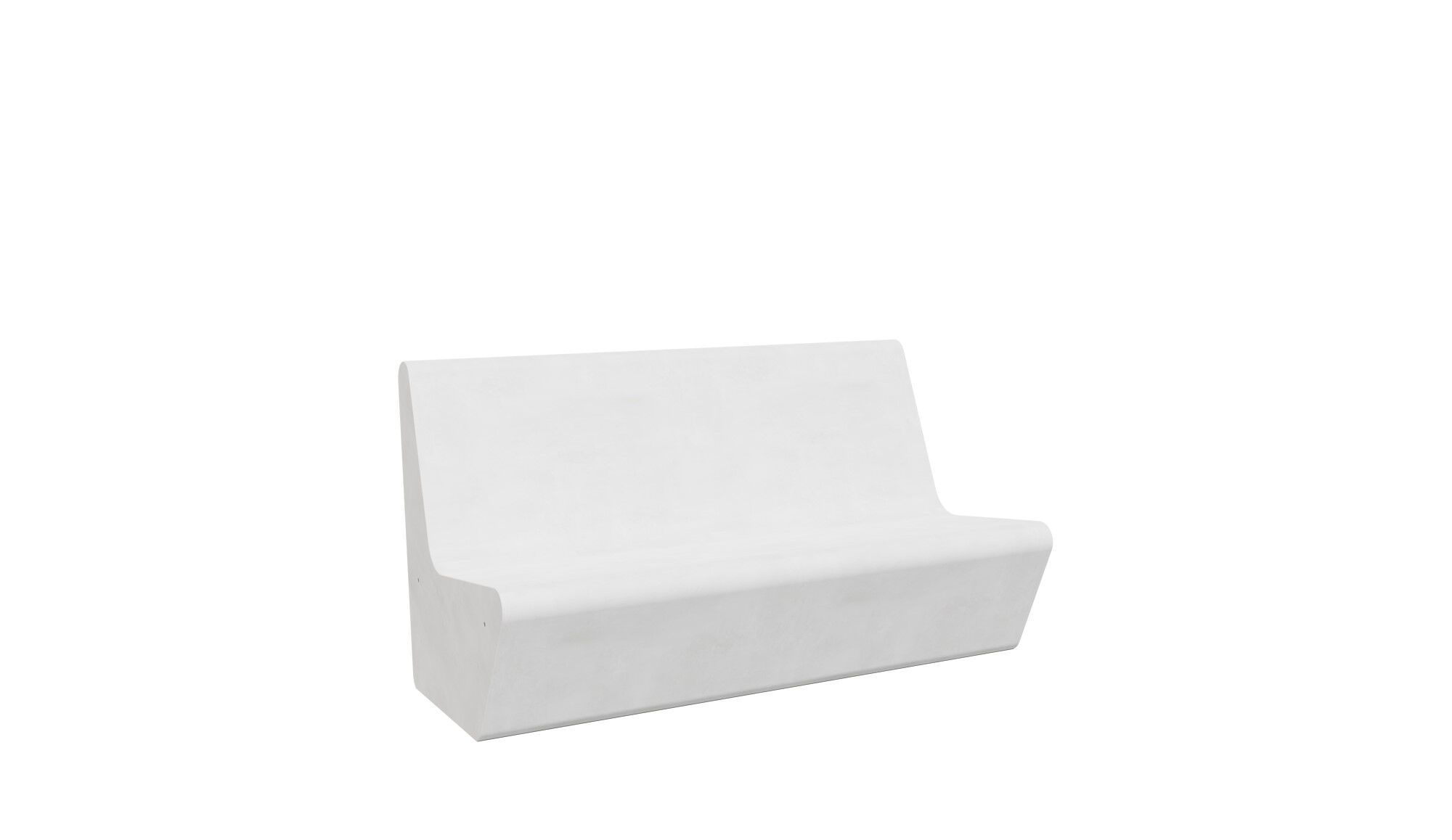 Бетонная скамья со спинкой amop рамка ARCH-00122245 - Вид №3