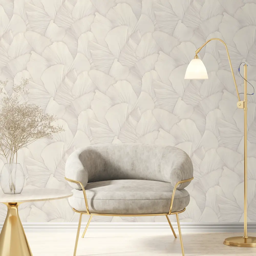 Обои флизелиновые Euro Decor Serena светло-бежевые 1.06 м ED7343-17 89452733 STLM-2005740 - Вид №3
