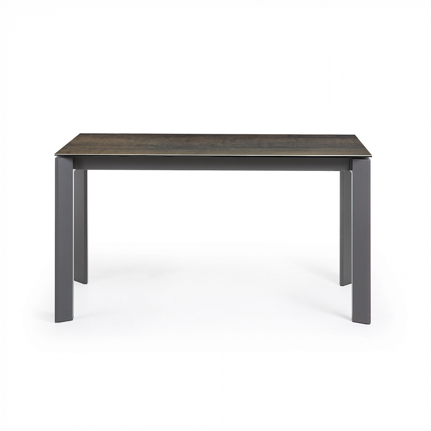 051234 Стол Atta 140 (200) x90 антрацит, темно-коричневый, керамика La Forma Axis - Вид №4