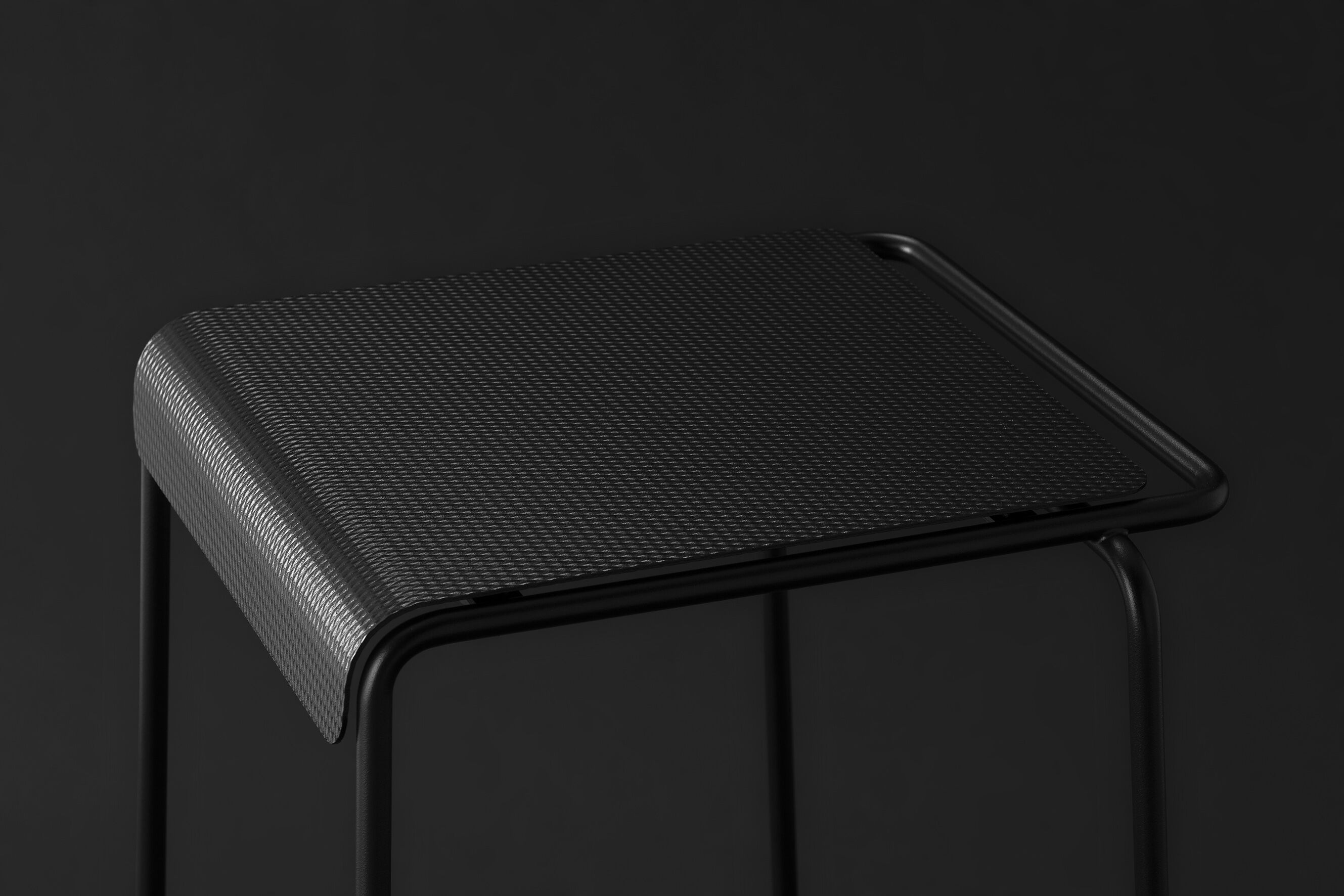 Высокий стул из нержавеющей стали с подставкой для ног Kastel Koki ARCH-00072557 - Вид №8