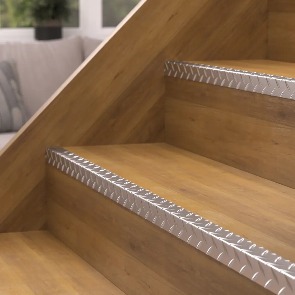 Santreyd Алюминиевый рифленый уголок 50x50 мм для надежной отделки 89034304 STLM-1007828 - Вид №2