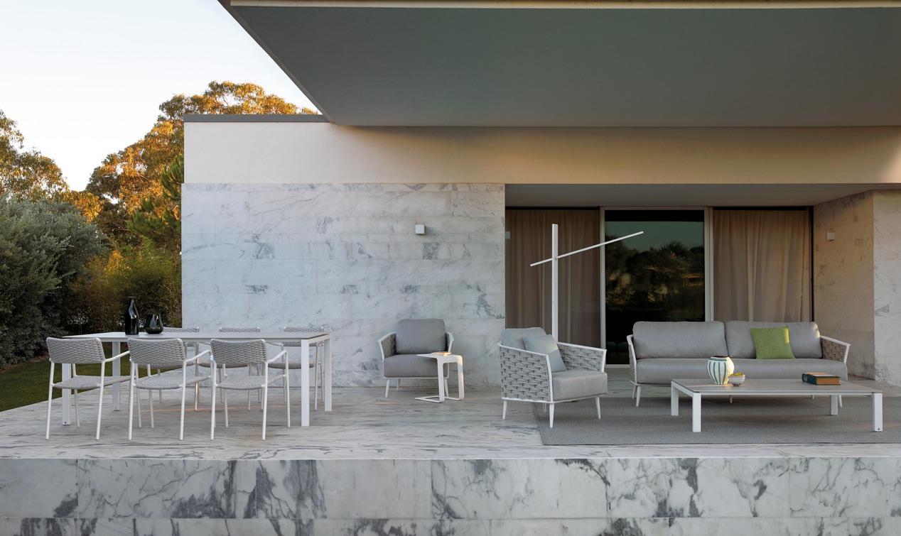 MNST1176 Обеденный стол pcsts lava 105см x 105см Manutti Trento - Вид №5