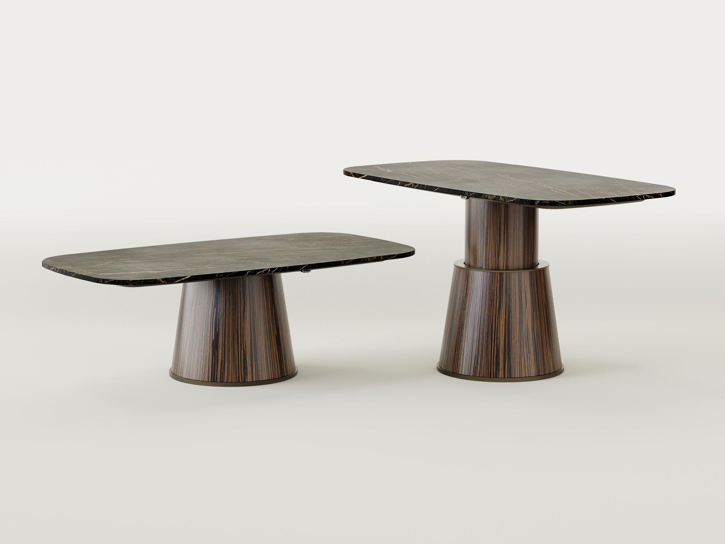 Мраморный прямоугольный стол с регулируемой высотой Pistore Marmi Smart Tables ARCH-00104266 - Вид №4