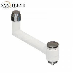 VA030 Сливной комплект с переливом Globo 50 см цвет Хромированный Globo DISPLAY Италия