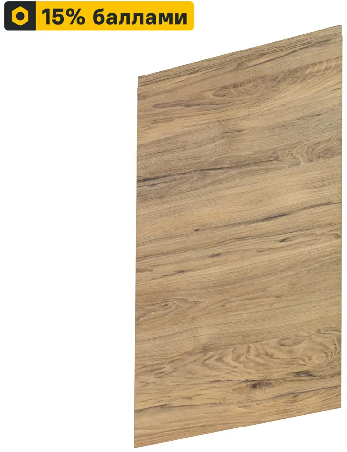 Фасад для кухни Токио 39.7×76.5 см DELINIA ID в цвете темное дерево 86423435