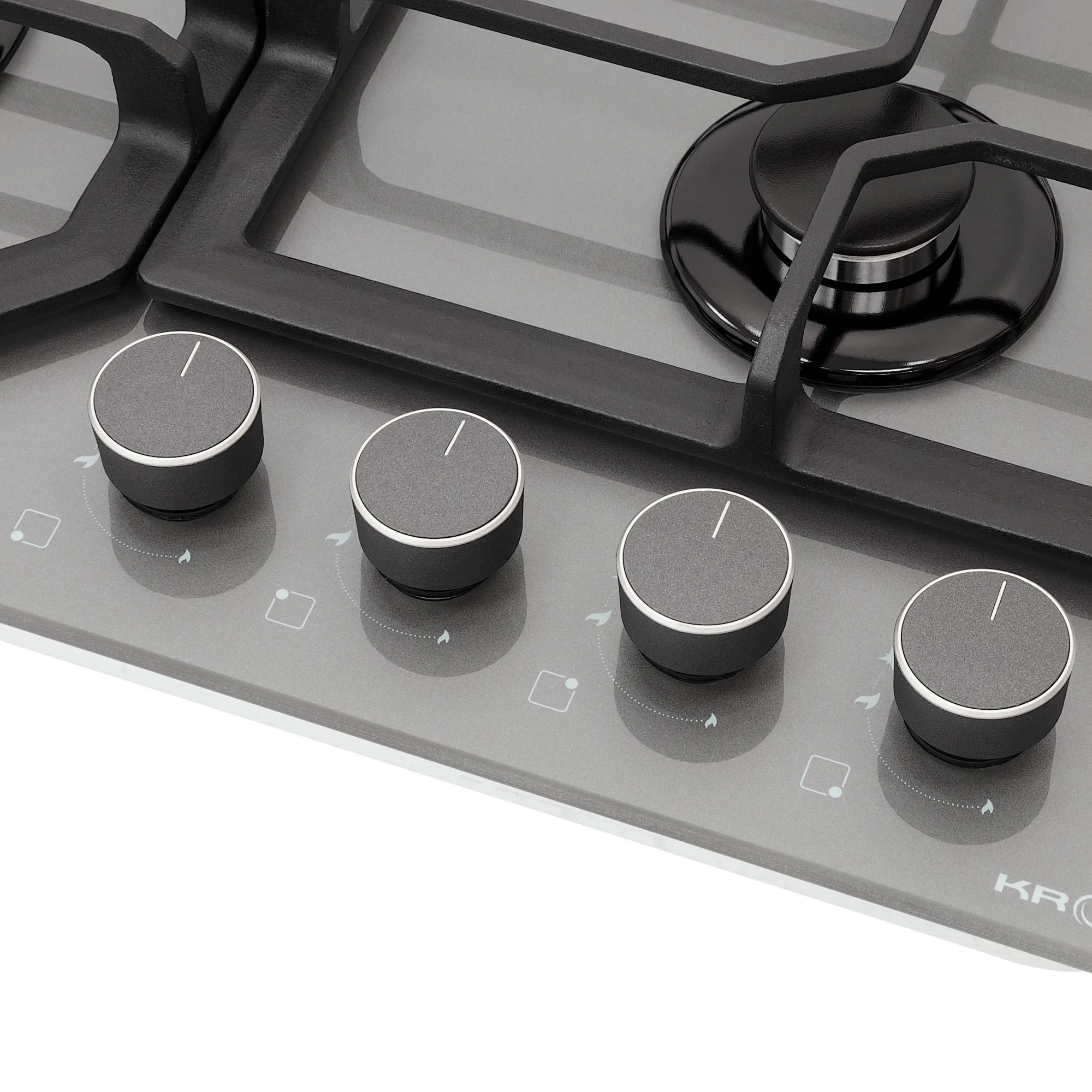 9047485 Газовая варочная поверхность KRONA MYSTERIUM gh 60 GR KRONA1 STDN-0026452 - Вид №5