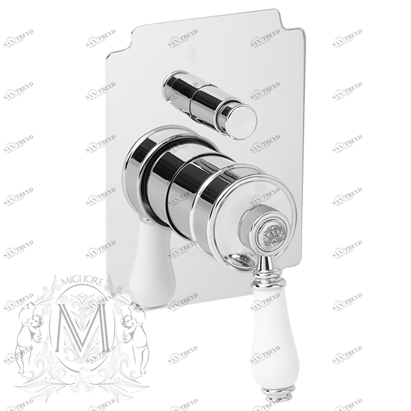 Смеситель MIGLIORE Ermitage ML.ERM-7072.BI.CR скрытого монтажа с девиатором, хром 