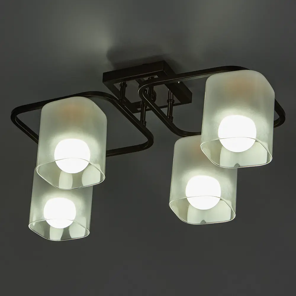 Люстра потолочная Stile 9160-4 4 лампы SCHAFFNER STLM-2123872 - Вид №1