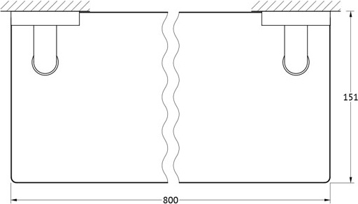 ELE 051 Полка 4-х ярусная 80 cm ELLUX Elegance - Вид №1