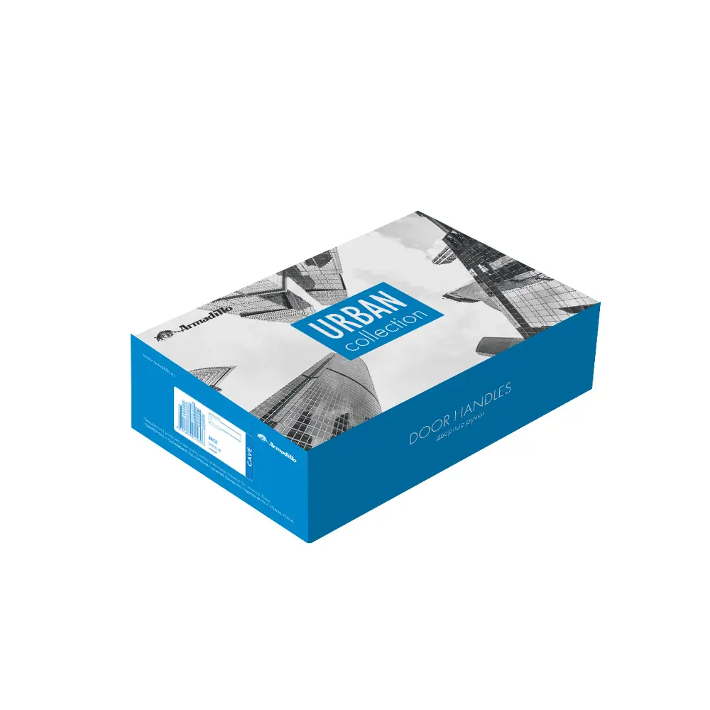 Дверные ручки Armadillo K.UCS36.Brick SN-3, без запирания, цвет матовый никель STLM-2212618 - Вид №1