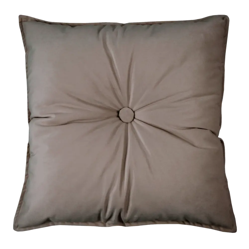 Подушка "Бархат" 45x45 см цвет бежевый LINEN WAY STLM-2180407