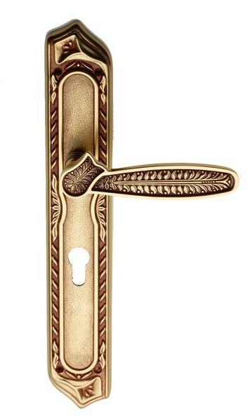 Pasini Ручка из латуни на пластине с накладкой Pasha 3920 - Вид №2