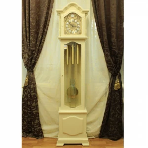 Часы напольные слоновая кость 198 см Ivory SARS ДИЗАЙНЕРСКИЕ 00-3967438 Бежевый