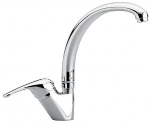 9087BO Смеситель Ambra для кухни, цвет белый-золото