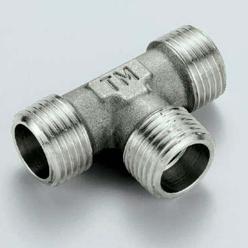 Тройник Н никелированный TIEMME 3/8" 1500619