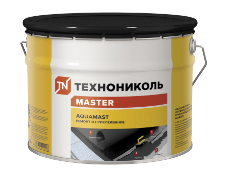 Мастика Технониколь AquaMast 10кг для ремонта ТеноНиколь 13785 - Вид №1