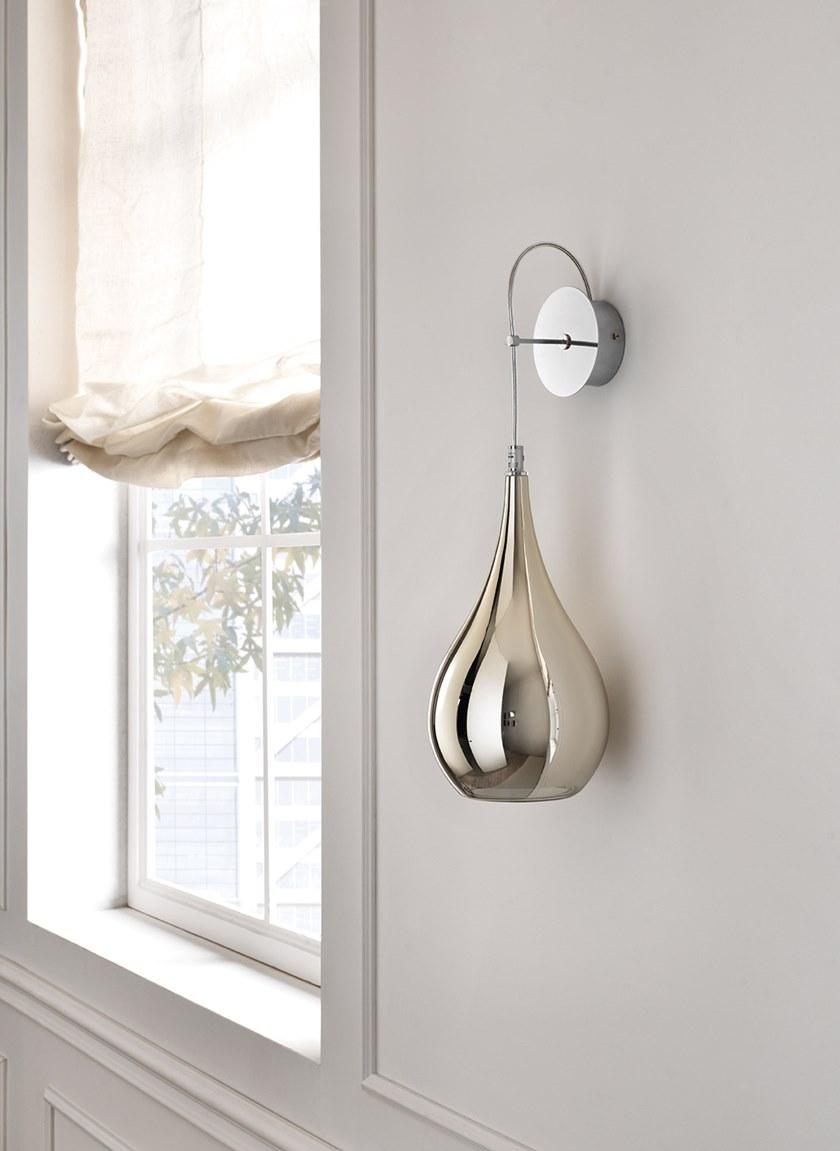 Cangini & Tucci Бра из металлизированного боросиликатного стекла Zoe Ap1301.1l - Вид №1