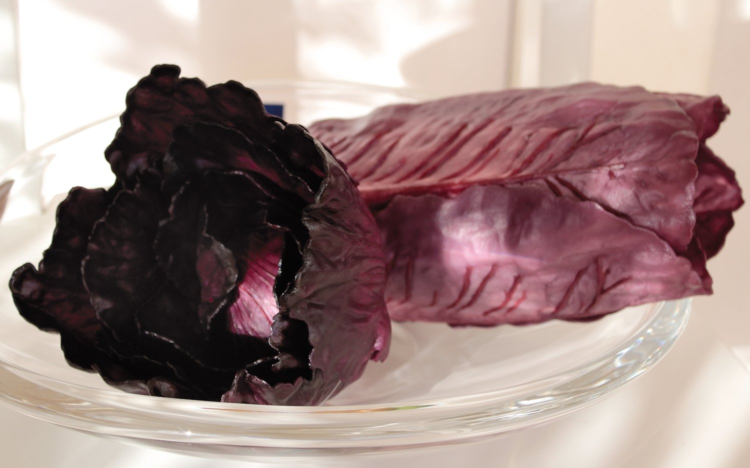 7092 492 a3 Искусственная пекинская капуста, 27 см, бордово-черная H-andreas  - Вид №1